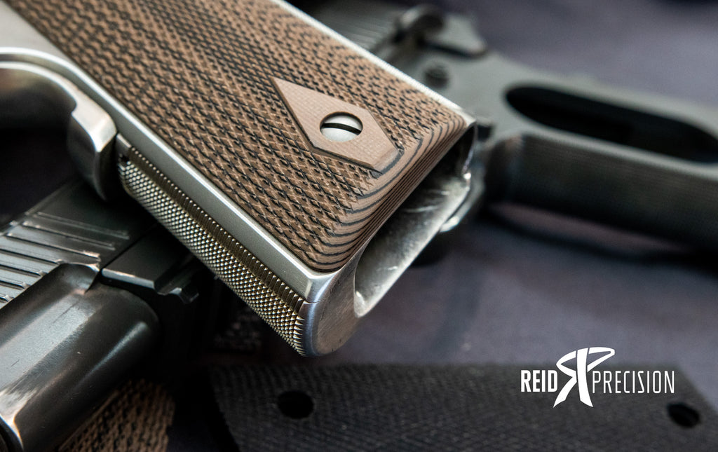 Double Diamond Fine Checkered Grip