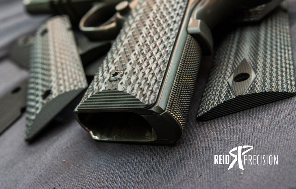 Double Diamond Fine Checkered Grip