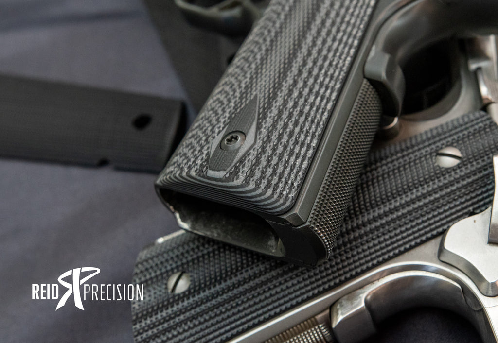 Double Diamond Fine Checkered Grip