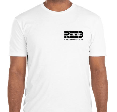 Reid Pistolsmithing pocket patch t-shirt